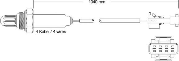 BBT OXY420.104 - Lambda Sensor autospares.lv