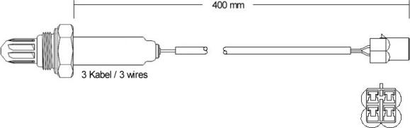 BBT OXY356.040 - Lambda Sensor autospares.lv