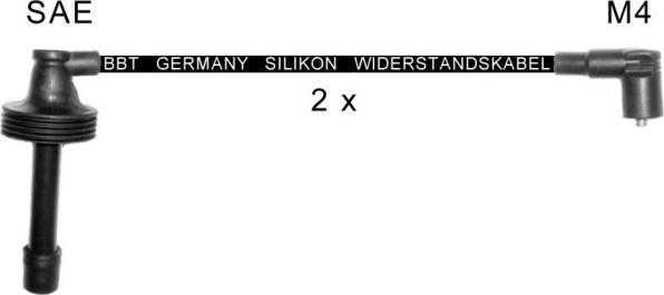 BBT ZK0163 - Ignition Cable Kit autospares.lv