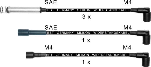 BBT ZK0721 - Ignition Cable Kit autospares.lv