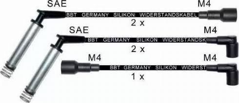 BBT ZK780 - Ignition Cable Kit autospares.lv