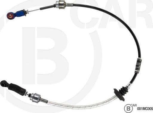 B CAR 001MC005 - Cable, tip, manual transmission autospares.lv