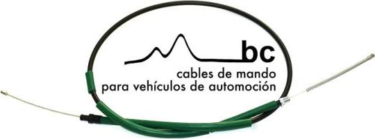 Beca Cables 504003 - Cable, parking brake autospares.lv