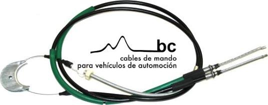 Beca Cables 302001 - Cable, parking brake autospares.lv