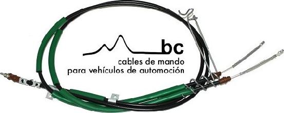 Beca Cables 2001036 - Cable, parking brake autospares.lv