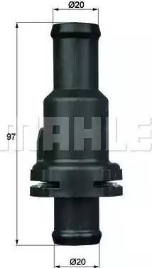 BEHR TH 5 80 - Coolant thermostat / housing autospares.lv