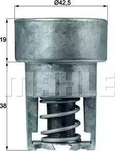 BEHR TX 98 89 - Coolant thermostat / housing autospares.lv