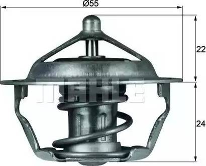 BEHR TX 101 83D - Coolant thermostat / housing autospares.lv