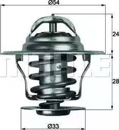 BEHR TX 11 87D - Coolant thermostat / housing autospares.lv