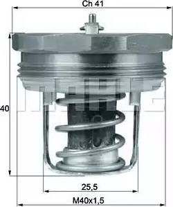 BEHR TX 89 83 - Coolant thermostat / housing autospares.lv