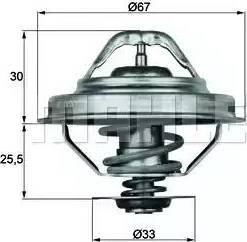 BEHR TX 28 88D - Coolant thermostat / housing autospares.lv