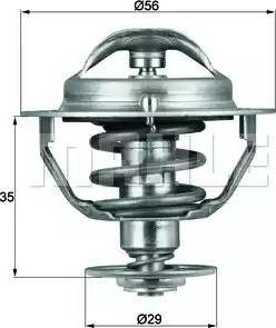 BEHR TX 73 82D - Coolant thermostat / housing autospares.lv