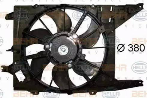BEHR HELLA Service 8EW 351 044-521 - Fan, radiator autospares.lv