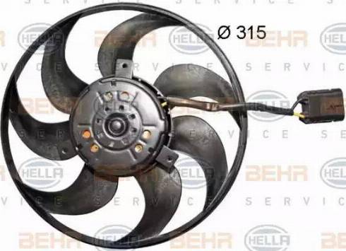 BEHR HELLA Service 8EW 351 044-071 - Fan, radiator autospares.lv