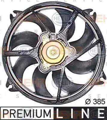 BEHR HELLA Service 8EW 351 043-621 - Fan, radiator autospares.lv