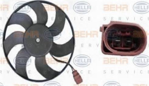 BEHR HELLA Service 8EW 351 039-181 - Fan, radiator autospares.lv