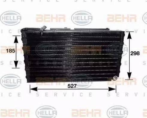 BEHR HELLA Service 8FC 351 036-211 - Condenser, air conditioning autospares.lv