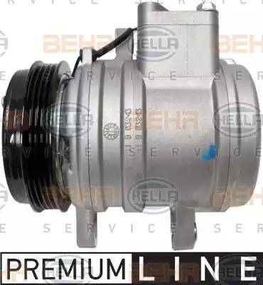 BEHR HELLA Service 8FK 351 001-381 - Compressor, air conditioning autospares.lv