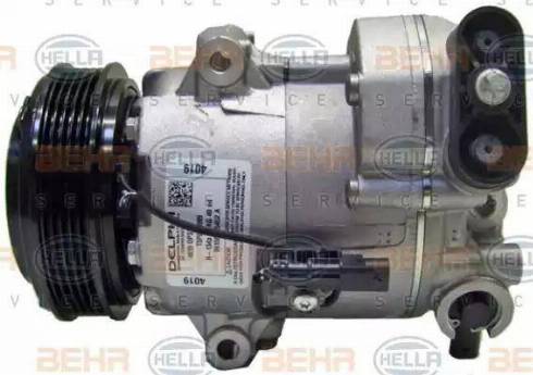 BEHR HELLA Service 8FK 351 002-271 - Compressor, air conditioning autospares.lv