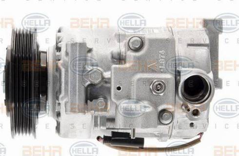 BEHR HELLA Service 8FK 351 007-161 - Compressor, air conditioning autospares.lv