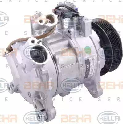 BEHR HELLA Service 8FK 351 100-101 - Compressor, air conditioning autospares.lv