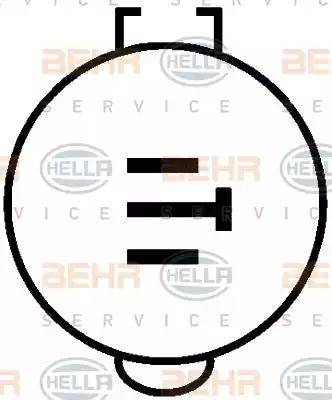 BEHR HELLA Service 8FK 351 110-781 - Compressor, air conditioning autospares.lv