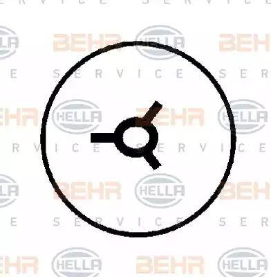 BEHR HELLA Service 8FK 351 316-521 - Compressor, air conditioning autospares.lv