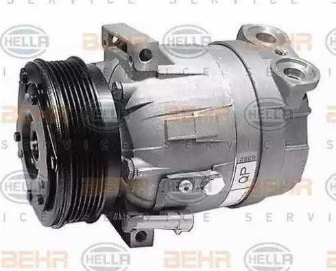 BEHR HELLA Service 8FK 351 134-081 - Compressor, air conditioning autospares.lv