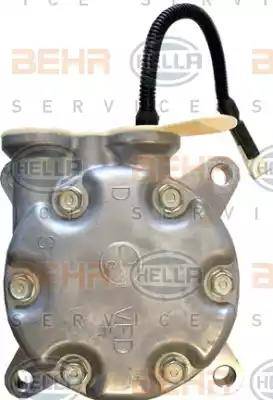 BEHR HELLA Service 8FK 351 134-161 - Compressor, air conditioning autospares.lv