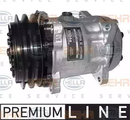 BEHR HELLA Service 8FK 351 126-041 - Compressor, air conditioning autospares.lv