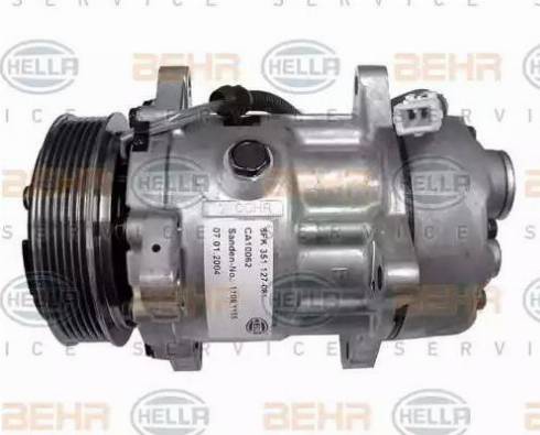 BEHR HELLA Service 8FK 351 127-081 - Compressor, air conditioning autospares.lv