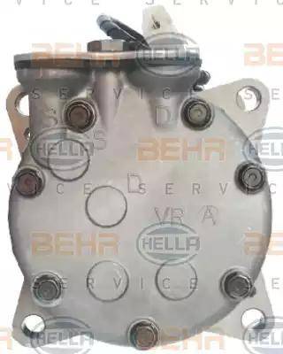 BEHR HELLA Service 8FK 351 316-821 - Compressor, air conditioning autospares.lv