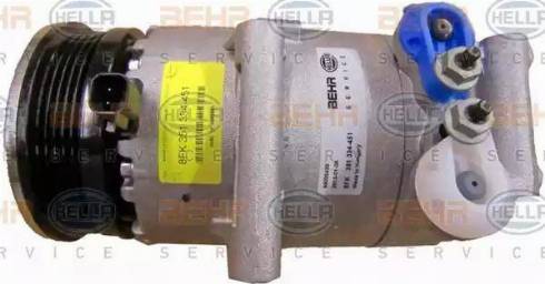 BEHR HELLA Service 8FK 351 334-451 - Compressor, air conditioning autospares.lv