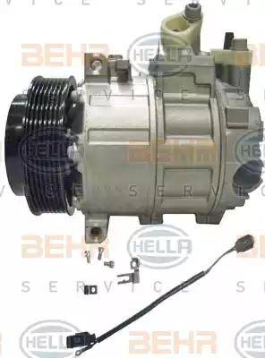 BEHR HELLA Service 8FK 351 322-921 - Compressor, air conditioning autospares.lv