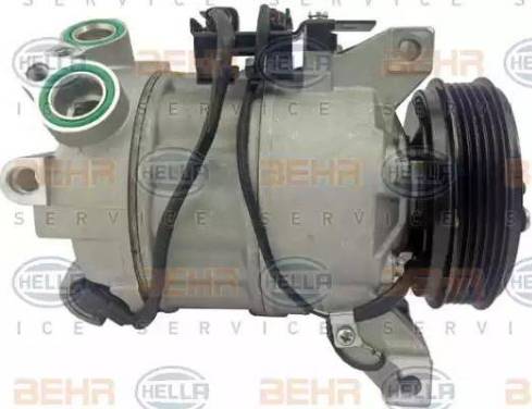 BEHR HELLA Service 8FK 351 322-681 - Compressor, air conditioning autospares.lv