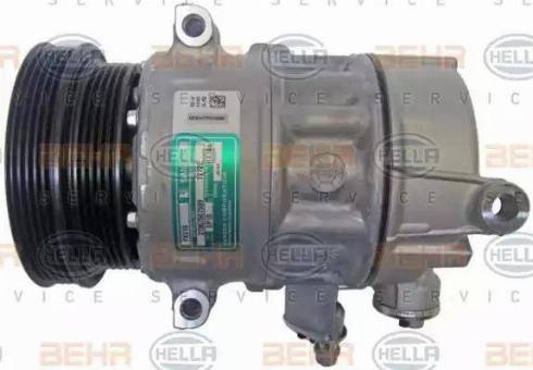 BEHR HELLA Service 8FK 351 322-341 - Compressor, air conditioning autospares.lv