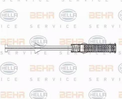 BEHR HELLA Service 8FT 351 198-434 - Dryer, air conditioning autospares.lv