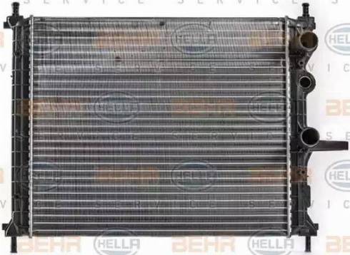 BEHR HELLA Service 8MK 376 900-094 - Radiator, engine cooling autospares.lv