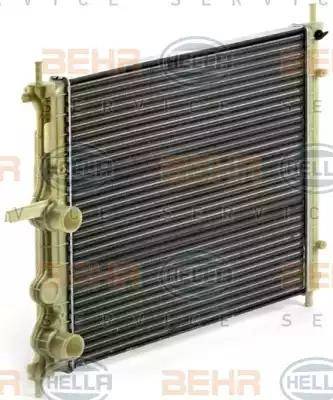 BEHR HELLA Service 8MK 376 900-141 - Radiator, engine cooling autospares.lv