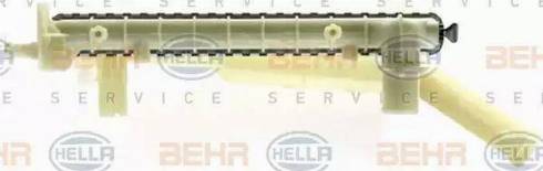 BEHR HELLA Service 8MK 376 900-101 - Radiator, engine cooling autospares.lv