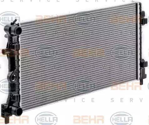 BEHR HELLA Service 8MK 376 902-011 - Radiator, engine cooling autospares.lv
