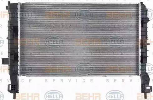 BEHR HELLA Service 8MK 376 910-284 - Radiator, engine cooling autospares.lv