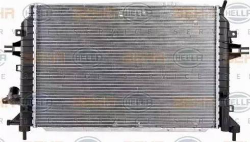 BEHR HELLA Service 8MK 376 790-031 - Radiator, engine cooling autospares.lv