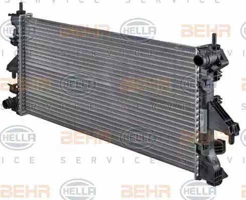 BEHR HELLA Service 8MK 376 745-021 - Radiator, engine cooling autospares.lv