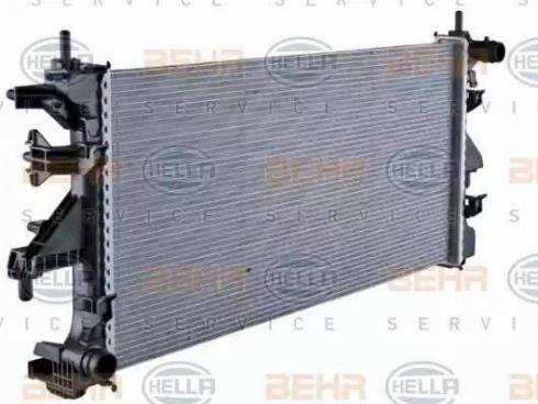 BEHR HELLA Service 8MK 376 745-104 - Radiator, engine cooling autospares.lv