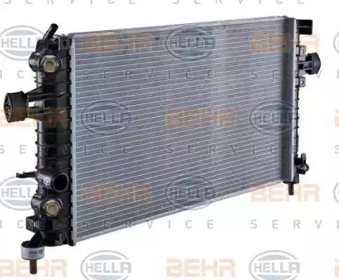 BEHR HELLA Service 8MK 376 745-771 - Radiator, engine cooling autospares.lv