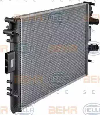 BEHR HELLA Service 8MK 376 754-401 - Radiator, engine cooling autospares.lv