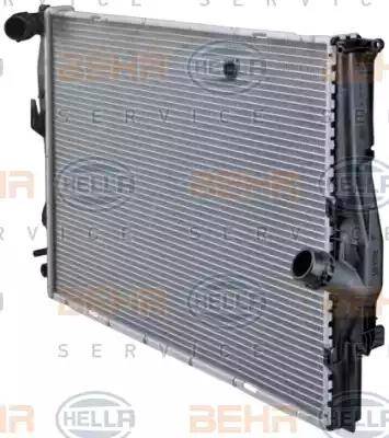 BEHR HELLA Service 8MK 376 754-061 - Radiator, engine cooling autospares.lv