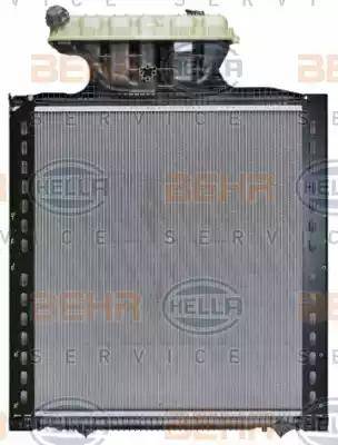 BEHR HELLA Service 8MK 376 756-021 - Radiator, engine cooling autospares.lv