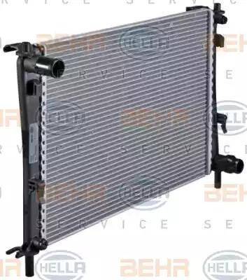 BEHR HELLA Service 8MK 376 764-311 - Radiator, engine cooling autospares.lv